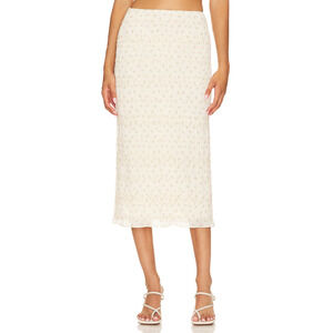 Camila Coelho 'Marbella' White Midi Skirt Size S